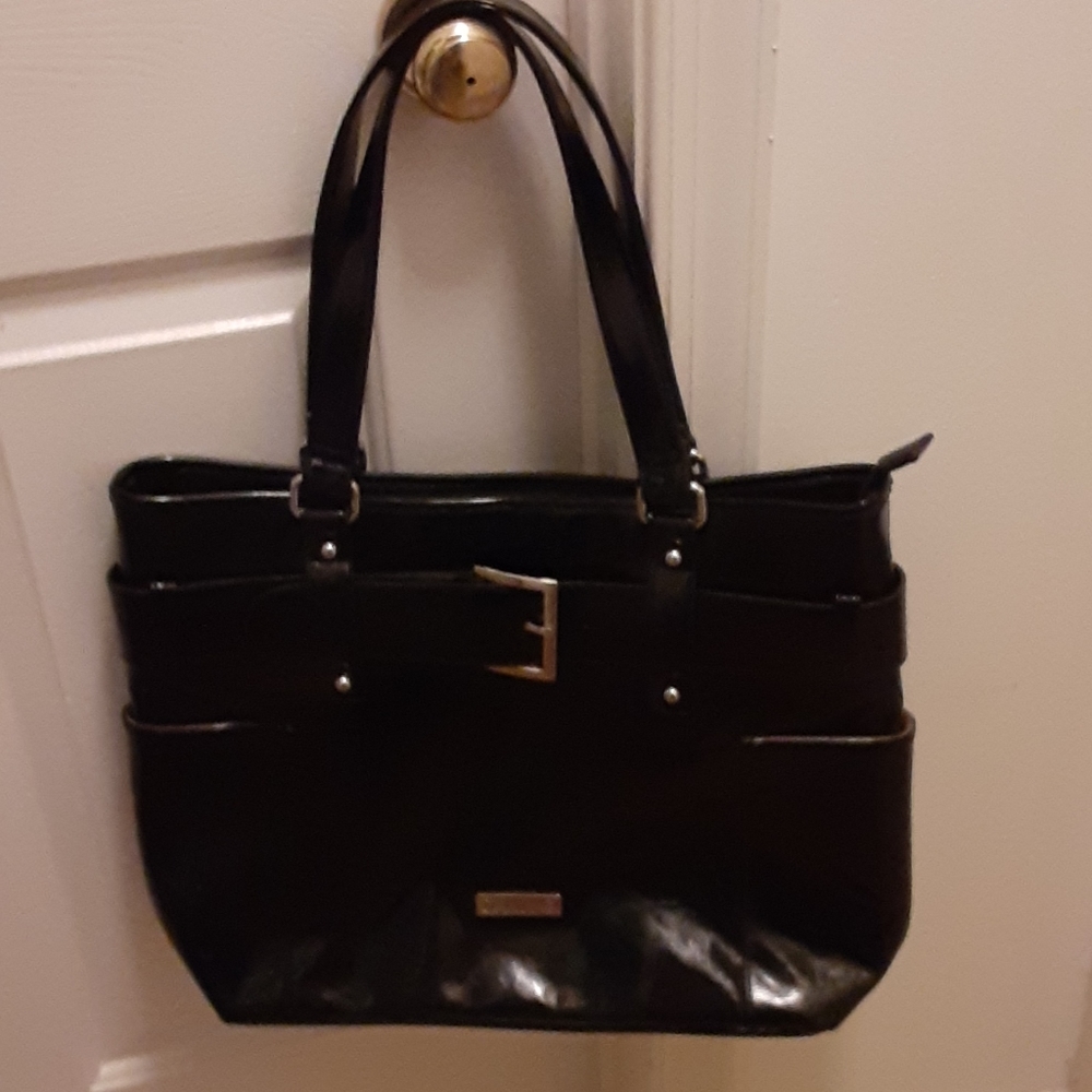 Large Compartmentalized Shoulder Handbag